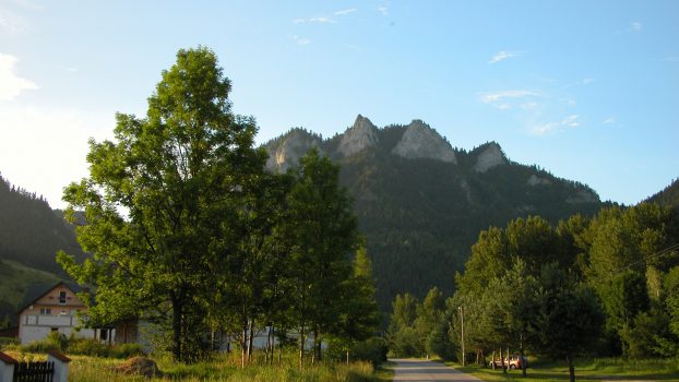 View of the three crowns down the street from where we were staying